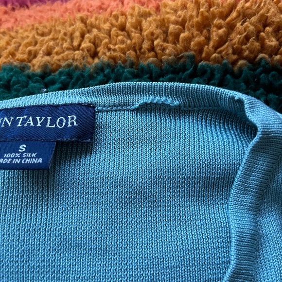 y2k Ann Taylor Silk Cardigan - Picture 8 of 10